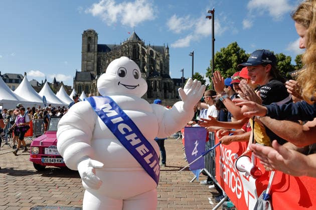 24 HEURES DU MANS 2026 - DRIVERS PARADE Bibendum portrait, during the Drivers Parade of the 24 Hours of Le Mans 2026, 3rd round of the 2026 FIA World Endurance Championship, on June 12, 2026 in Le Mans, France - Le MansFrance  Copyright: xFREDERICxLExFLOCxHx