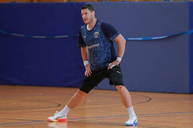 12.06.2026, xgox, Handball - EHF Champions League Media Day - und Abschlusstraining emspor, v.l. Mijajlo Marsenic (Berlin, 93) Koeln