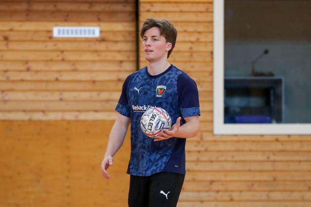 12.06.2026, xgox, Handball - EHF Champions League Media Day - und Abschlusstraining emspor, v.l. Nils Lichtlein (Berlin, 17) Koeln