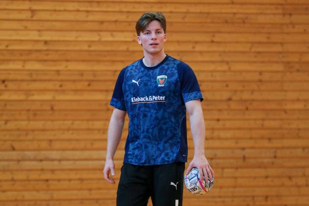 12.06.2026, xgox, Handball - EHF Champions League Media Day - und Abschlusstraining emspor, v.l. Nils Lichtlein (Berlin, 17) Koeln