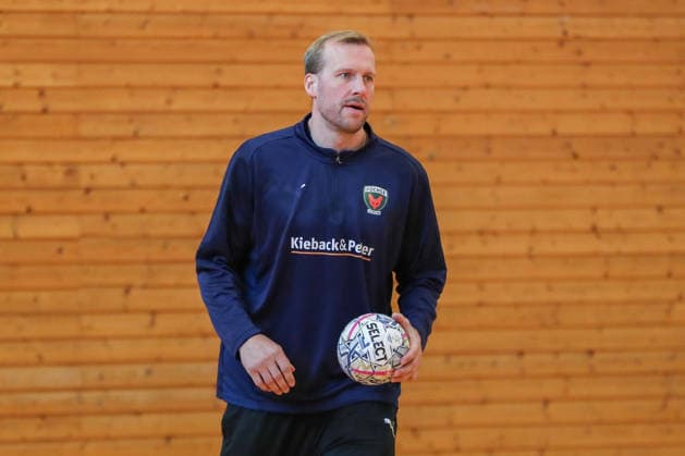 12.06.2026, xgox, Handball - EHF Champions League Media Day - und Abschlusstraining emspor, v.l. Max Darj (Berlin, 5) Koeln