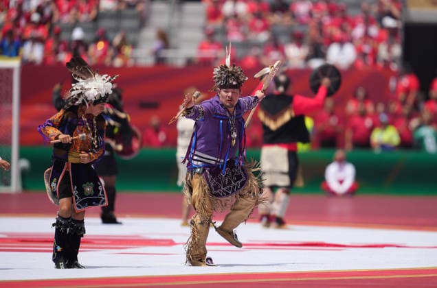 Opening Ceremony 0 during Canada and Bosnia and Herzegovina, Group B FIFA World Cup, WM, Weltmeisterschaft, Fussball 2026, Toronto Stadium, Toronto, Canada on June 12, 2026. Thor Wegner DeFodi Images. (Photo by DeFodi Images) -