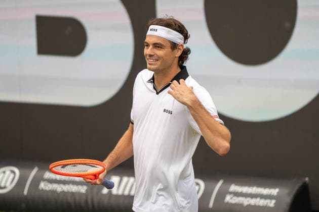 Taylor Fritz Mattia Bellucci vs. Taylor Fritz, Tennis, ATP, Tennis Herren Turnier, Boss-Open, Center-Court, Viertelfinale, 12.06.2026, Mattia Bellucci vs. Taylor Fritz, Tennis, ATP-Turnier, Boss-Open, Center-Court, Viertelfinale, 12.06.2026, Stuttgart