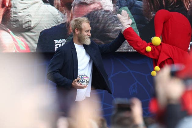 12.06.2026, xtgx,Handball, EHF Champions League, Opening Party v.l. Matthias Musche (Magdeburg, 6) Koeln