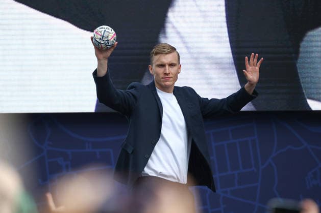 12.06.2026, xtgx,Handball, EHF Champions League, Opening Party v.l. Gisli Thorgeir Kristjansson (Magdeburg, 10) Koeln