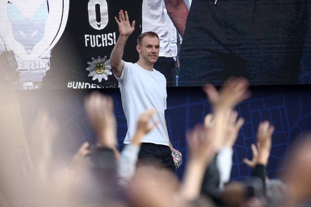 12.06.2026, xtgx,Handball, EHF Champions League, Opening Party v.l. Mathias Gidsel (Berlin, 19) Koeln