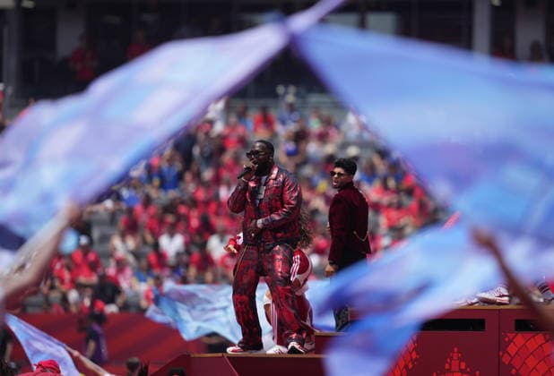 Vegedream (Canada) looks on during Canada and Bosnia and Herzegovina, Group B FIFA World Cup, WM, Weltmeisterschaft, Fussball 2026, Toronto Stadium, Toronto, Canada on June 12, 2026. Thor Wegner DeFodi Images. (Photo by DeFodi Images) -