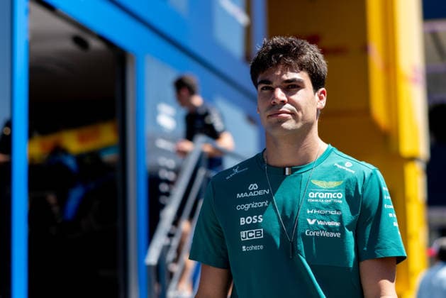 Lance Stroll (Aston Martin Aramco Formula One Team, Kanada, 18), ESP, Formel 1 Weltmeisterschaft, Grand Prix von Barcelona-Catalunya, Circuit de Barcelona-Catalunya, Practice Day, Saison 2026, 12.06.2026 ESP, Formel 1 Weltmeisterschaft, Grand Prix von Barcelona-Catalunya, Circuit de Barcelona-Catalunya, Practice Day, Saison 2026, 12.06.2026 Barcelona