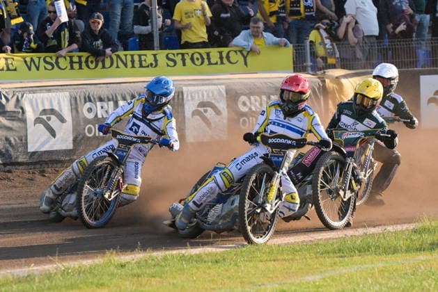 2026.06.12 Lublin Zuzel PGE Ekstraliga sezon 2026 Orlen Oil Motor Lublin - Krono Plast Wlokniarz Czestochowa N z Bartosz Jaworski (N) Martin Vaculik (C) Rohan Tungate (Z) Jakub Miskowiak (B) Foto Wojciech Szubartowski PressFocus 2026.06.12 Lublin Speedway PGE Ekstraliga season 2026 Orlen Oil Motor Lublin - Krono Plast Wlokniarz Czestochowa Bartosz Jaworski (N) Martin Vaculik (C) Rohan Tungate (Z) Jakub Miskowiak (B) Credit: Wojciech Szubartowski PressFocus NEWSPIX.PL --- newspix.pl 