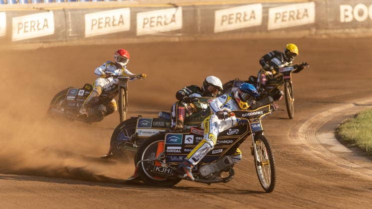 RECORD DATE NOT STATED LUBLIN 12.06.2026 ZUZEL OSMA RUNDA PGE EKSTRALIGA SEZON 2026 W LUBLINIE: ORLEN OIL MOTOR LUBLIN - KRONO-PLAST WLOKNIARZ CZESTOCHOWA SPEEDWAY EIGHT ROUND OF THE PGE EKSTRALIGA SEASON 2026 IN LUBLIN: ORLEN OIL MOTOR LUBLIN – KRONO-PLAST WLOKNIARZ CZESTOCHOWA N Z Jakub Miœkowiak (B), Kacper Woryna (C), Mads Hansen (Z), Mateusz Cierniak (N) FOT. MATEUSZ MICHALEWSKI NEWSPIX.PL --- newspix.pl 