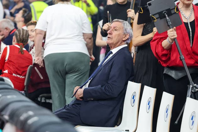 Svetislav Pesic (FC Bayern Basketball, Chef-Trainer) vor dem Spiel, GER, FC Bayern Basketball vs. Alba Berlin, Basketball, easycredit Basketball Bundesliga, Playoffs, Finale, Spiel 1, Saison 2025 2026, 12.06.2026, GER, FC Bayern Basketball vs. Alba Berlin, Basketball, easycredit Basketball Bundesliga, Playoffs, Finale, Spiel 1, Saison 2025 2026, 12.06.2026 Muenchen