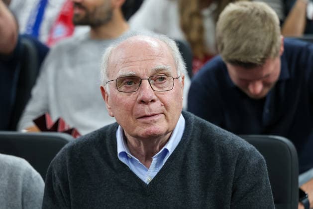 Uli Hoeness (FC Bayern Muenchen, Ehrenpraesident), GER, FC Bayern Basketball vs. Alba Berlin, Basketball, easycredit Basketball Bundesliga, Playoffs, Finale, Spiel 1, Saison 2025 2026, 12.06.2026, GER, FC Bayern Basketball vs. Alba Berlin, Basketball, easycredit Basketball Bundesliga, Playoffs, Finale, Spiel 1, Saison 2025 2026, 12.06.2026 Muenchen