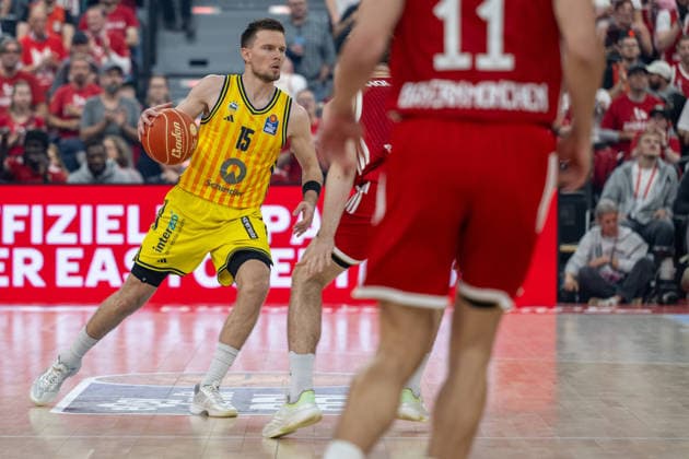 Martin Hermannsson 15 (Alba Berlin), FC Bayern Basketball vs. Alba Berlin, BBL, Finale 1, 12.06.2026 Muenchen Bayern Deutschland