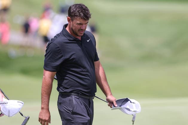 June 12, 2026: Brooks Koepka walks off after finishing the second round of the RBC Canadian Open held at TPC Toronto at Osprey Valley in Caledon Ontario, Canada. CSM PGA, Golf Herren 2026: RBC Canadian Open Jun 12  - ZUMAc04_ 20260612_zma_c04_023 Copyright: xDanielxLeax