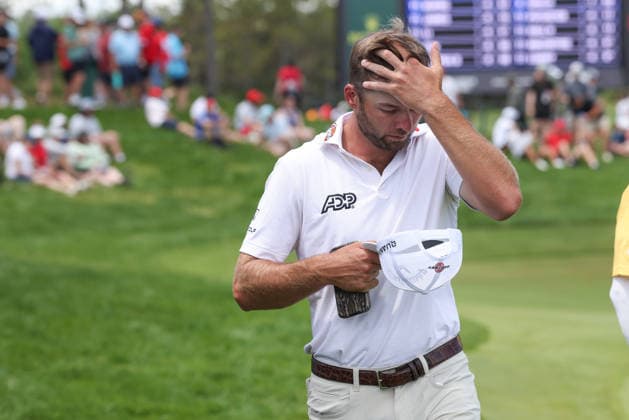 June 12, 2026: Sam Burns of United States finishes the second round of the RBC Canadian Open held at TPC Toronto at Osprey Valley in Caledon Ontario, Canada. CSM PGA, Golf Herren 2026: RBC Canadian Open Jun 12  - ZUMAc04_ 20260612_zma_c04_024 Copyright: xDanielxLeax