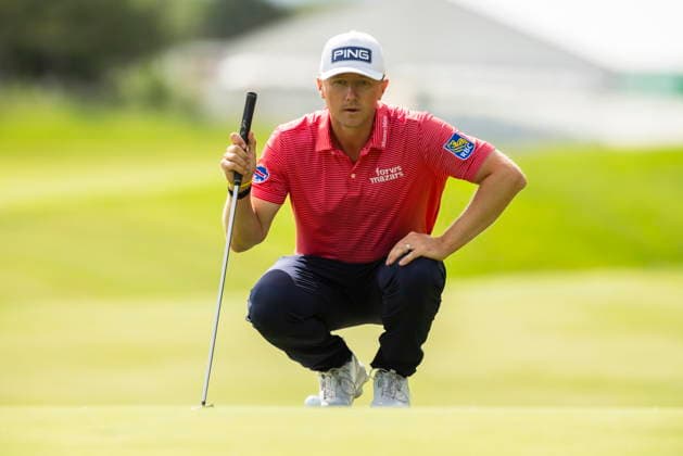 June 12, 2026, Caledon, On, Canada: Mackenzie Hughes, of Hamilton, Ont., lines up a putt on the first hole during the second round of the RBC Canadian Open in Caledon, Ont., on Friday, June 12, 2026. Canada News - June 12, 2026  - ZUMAc35_ 20260612_zaf_c35_100 Copyright: xNickxIwanyshynx