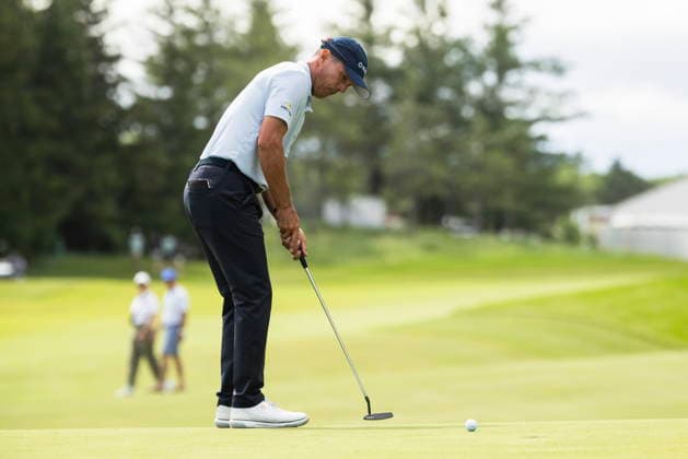 June 12, 2026, Caledon, On, Canada: Mike Weir, of Sarnia, Ont., putts on the first hole during the second round of the RBC Canadian Open in Caledon, Ont., on Friday, June 12, 2026. Canada News - June 12, 2026  - ZUMAc35_ 20260612_zaf_c35_103 Copyright: xNickxIwanyshynx