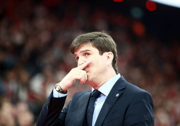 headcoach Pedro CALLES (Berlin) Basketball, He-Bundesliga, 2025 26, Finale 1. Spiel, FC Bayern Basketball vs Alba Berlin, SAP Garden, 12.06.26,