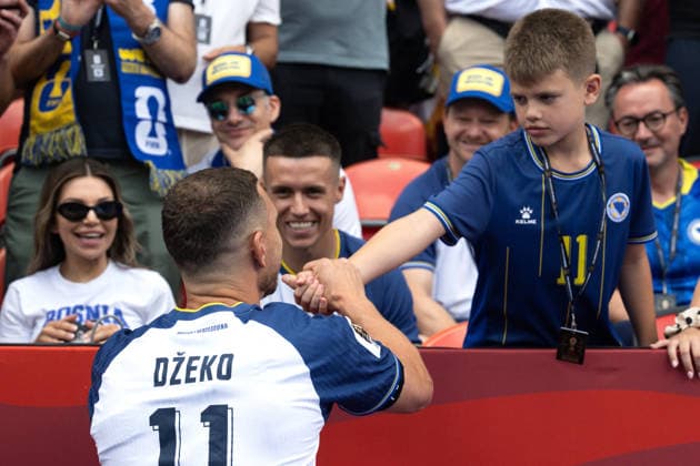 Gc Toronto (Canada) 12 06 2026 - Mondiali di Calcio 2026 Canada-Bosnia Herzegovina foto Giacomo Cosua Image nella foto: Edin Dzeko 