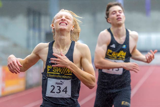Sport Bilder des Tages Ingolstadt, Deutschland 12. Juni 2026: Leichtathletik - MTV Meet-IN 2026 Im Bild: Thilo Traube (LG Stadtwerke München) läuft als Sieger über 400 Meter durch die Ziellinie. MTV-Stadion Bayern *** Ingolstadt, Germany 12 June 2026 Athletics MTV Meet IN 2026 In the picture Thilo Traube LG Stadtwerke München crosses the finish line as winner over 400 meters MTV Stadion Bayern Copyright: xFotostandx xSchäferx