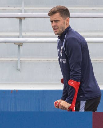 SOCCER - FIFA World Cup, WM, Weltmeisterschaft, Fussball 2026, preview SANTA BARBARA,CALIFORNIA,USA,12.JUN.26 - SOCCER - FIFA World Cup 2026, USA, Mexico, Canada, preview, OEFB, Oesterreichischer Fussball-Bund, training team AUT. Image shows Christoph Baumgartner (AUT).  GEPAxpictures xArminxRauthner