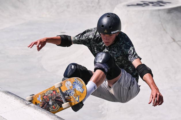 IPA85619674 - Taj WOLFENDEN (AUS) competes in the men s quarterfinals of the 2026 WST World Cup Rome at Ostia Park on June 12, 2026, in Rome, Italy.  Copyright: xDomenicoxCippitelli IPAxSportx xx 85619674