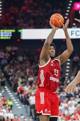 David McCormack (FC Bayern Basketball, 33), GER, FC Bayern Basketball vs. Alba Berlin, Basketball, easycredit Basketball Bundesliga, Playoffs, Finale, Spiel 1, Saison 2025 2026, 12.06.2026, GER, FC Bayern Basketball vs. Alba Berlin, Basketball, easycredit Basketball Bundesliga, Playoffs, Finale, Spiel 1, Saison 2025 2026, 12.06.2026 Muenchen
