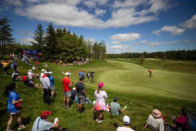 June 12, 2026, Caledon, On, Canada: Matthew Anderson, of Mississauga, Ont., putts on the ninth hole during the second round of the RBC Canadian Open in Caledon, Ont., on Friday, June 12, 2026. Canada News - June 12, 2026  - ZUMAc35_ 20260612_zaf_c35_119 Copyright: xNickxIwanyshynx