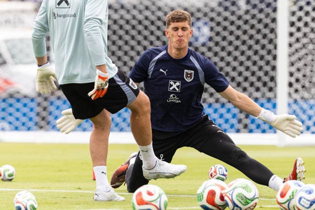 SOCCER - FIFA World Cup, WM, Weltmeisterschaft, Fussball 2026, preview SANTA BARBARA,CALIFORNIA,USA,12.JUN.26 - SOCCER - FIFA World Cup 2026, USA, Mexico, Canada, preview, OEFB, Oesterreichischer Fussball-Bund, training team AUT. Image shows Florian Wiegele (AUT).  GEPAxpictures xArminxRauthner