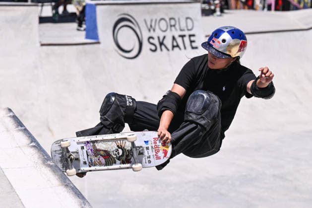 IPA85620314 - Sakura YOSOZUMI (JPN) competes in the women s quarterfinals of the 2026 WST World Cup Rome at Ostia Park on June 12, 2026, in Rome, Italy.  Copyright: xDomenicoxCippitelli IPAxSportx xx 85620314