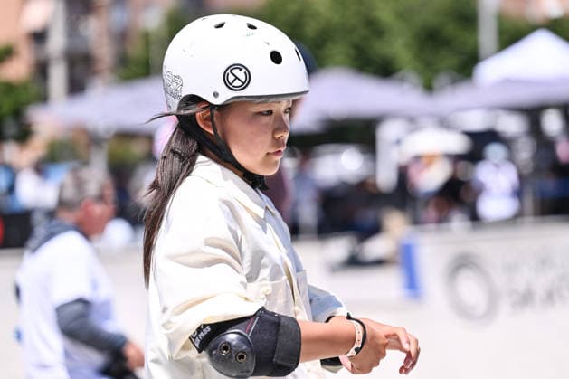 IPA85620336 - Hikari SATAKE (JPN) competes in the women s quarterfinals of the WST World Cup Rome 2026 at Ostia Park on June 12, 2026, in Rome, Italy.  Copyright: xDomenicoxCippitelli IPAxSportx xx 85620336