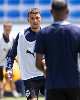 SOCCER - FIFA World Cup, WM, Weltmeisterschaft, Fussball 2026, preview SANTA BARBARA,CALIFORNIA,USA,12.JUN.26 - SOCCER - FIFA World Cup 2026, USA, Mexico, Canada, preview, OEFB, Oesterreichischer Fussball-Bund, training team AUT. Image shows Dejan Ljubicic (AUT).  GEPAxpictures xArminxRauthner