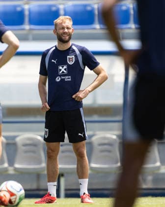 SOCCER - FIFA World Cup, WM, Weltmeisterschaft, Fussball 2026, preview SANTA BARBARA,CALIFORNIA,USA,12.JUN.26 - SOCCER - FIFA World Cup 2026, USA, Mexico, Canada, preview, OEFB, Oesterreichischer Fussball-Bund, training team AUT. Image shows Konrad Laimer (AUT).  GEPAxpictures xArminxRauthner