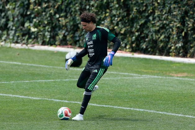 FIFA World Cup, WM, Weltmeisterschaft, Fussball 2026 - Mexico training session Goalkeeper Guillermo Ochoa of Mexico takes part in a training session as part of the FIFA World Cup 2026, in Mexico City, Mexico, 12 June 2026. Ciudad de Mexico Mexico  Copyright: xJOSExMENDEZx
