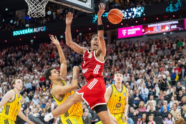 Oscar da Silva 1 (FC Bayern Basketball), FC Bayern Basketball vs. Alba Berlin, BBL, Finale 1, 12.06.2026 Muenchen Bayern Deutschland