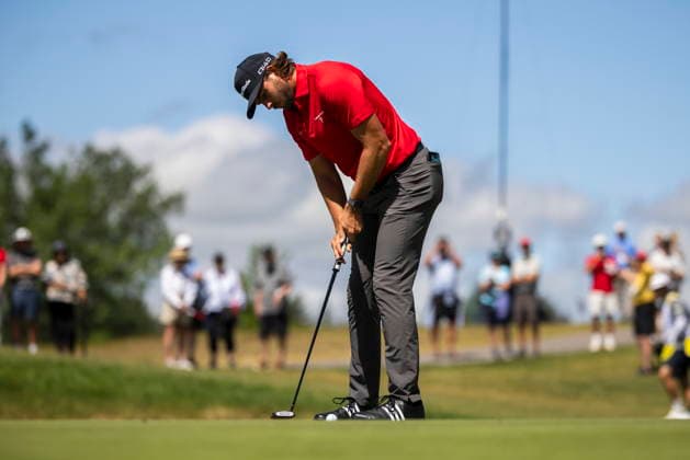 June 12, 2026, Caledon, On, Canada: Matthew Anderson, of Mississauga, Ont., putts on the eighth hole during the second round of the RBC Canadian Open in Caledon, Ont., on Friday, June 12, 2026. Canada News - June 12, 2026  - ZUMAc35_ 20260612_zaf_c35_138 Copyright: xNickxIwanyshynx