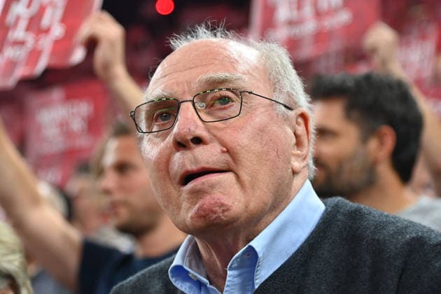 Uli HOENESS (Höness,Ehrenpraesident Bayern Muenchen), Einzelbild,angeschnittenes Einzelmotiv,Portraet,Portrait,Porträt Basketball BBL,Saison 2025 2026 Play Off Finale Spiel 1, FC Bayern Muenchen - Alba Berlin am 12.06.2026 S A P G A R D EN