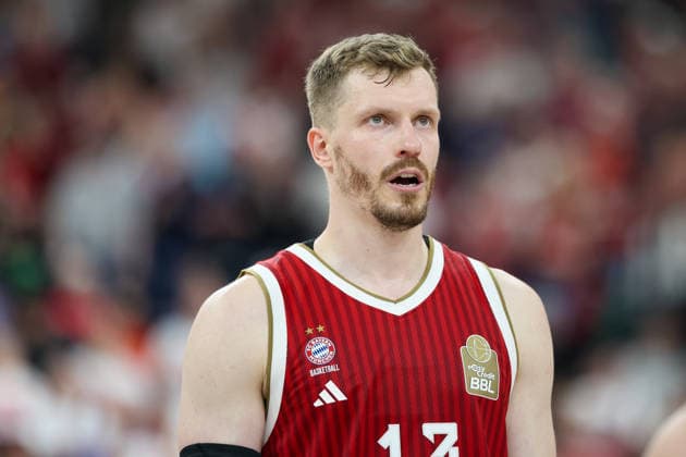 Andreas Obst (FC Bayern Basketball, 13), Portaet, Portrait, GER, FC Bayern Basketball vs. Alba Berlin, Basketball, easycredit Basketball Bundesliga, Playoffs, Finale, Spiel 1, Saison 2025 2026, 12.06.2026, GER, FC Bayern Basketball vs. Alba Berlin, Basketball, easycredit Basketball Bundesliga, Playoffs, Finale, Spiel 1, Saison 2025 2026, 12.06.2026 Muenchen