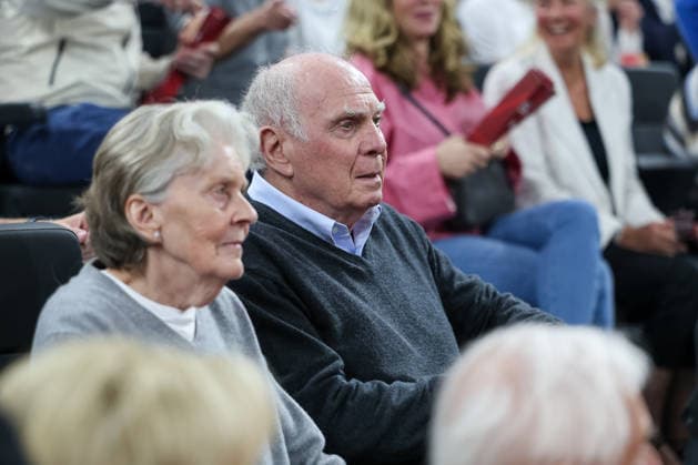 Uli Hoeness (FC Bayern Muenchen, Ehrenpraesident), GER, FC Bayern Basketball vs. Alba Berlin, Basketball, easycredit Basketball Bundesliga, Playoffs, Finale, Spiel 1, Saison 2025 2026, 12.06.2026, GER, FC Bayern Basketball vs. Alba Berlin, Basketball, easycredit Basketball Bundesliga, Playoffs, Finale, Spiel 1, Saison 2025 2026, 12.06.2026 Muenchen