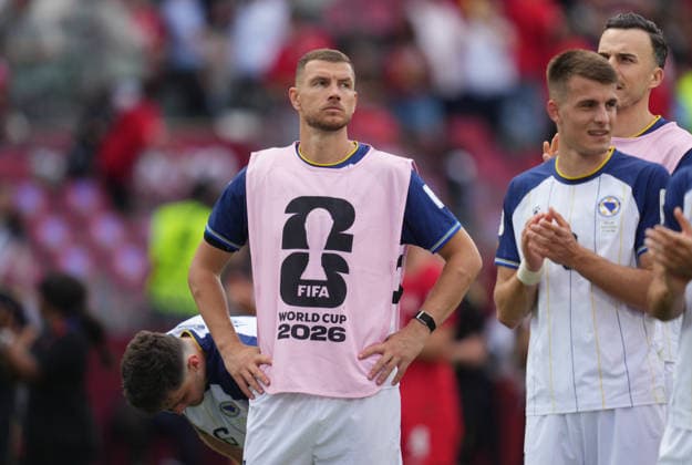 June 12 2026: Edin Dzeko (Bosnia And Herzegovina) looks on during Canada and Bosnia and Herzegovina, FIFA World Cup, WM, Weltmeisterschaft, Fussball 2026, at Toronto Stadium in Toronto, Canada. CSM Toronto Canada - ZUMAc04_ 20260612_zma_c04_080 Copyright: xKimxPricex