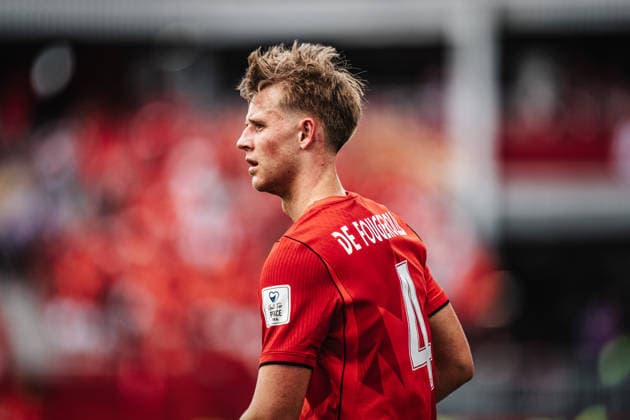 Fußball Herren FIFA Fußball-Weltmeisterschaft 2026 Gruppe B Kanada vs. Bosnien-Herzegowina 12.06.2026 Alfie Jones ( 4, Kanada) Toronto Toronto Stadium Ontario Kanada