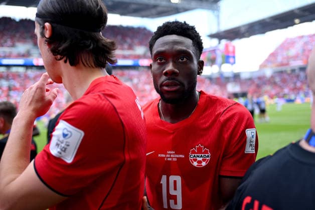Fussball FIFA WM 2026 Vorrunde Gruppe B Kanada - Bosnien - Herzegowina 12.06.2026 Alphonso Davies (Kanada)