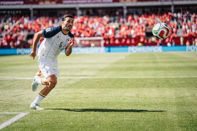 Fußball Herren FIFA Fußball-Weltmeisterschaft 2026 Gruppe B Kanada vs. Bosnien-Herzegowina 12.06.2026 Sead Kolasinac ( 5, Bosnien-Herzegowina) Toronto Toronto Stadium Ontario Kanada