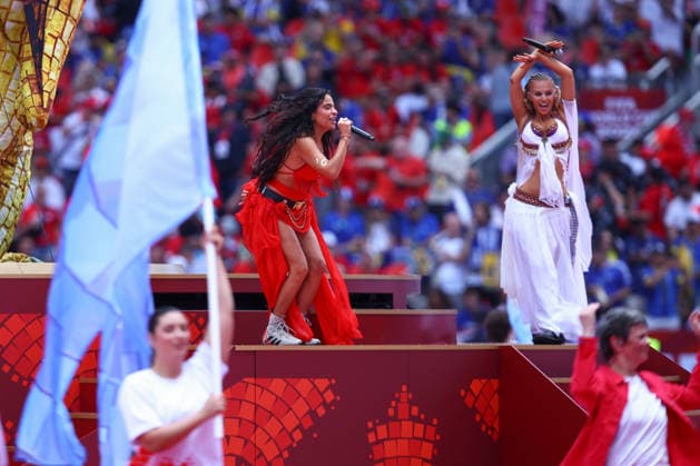 FIFA World Cup, WM, Weltmeisterschaft, Fussball 2026: Canada v Bosnia and Herzegovina TORONTO, CANADA - 12th June 2026: Elyanna and Jessie Reyez perform ahead of the FIFA World Cup 2026 Group B match between Canada and Bosnia and Herzegovina at Toronto Stadium Toronto Toronto Stadium Canada Copyright: xCraigxMercerx xPeakxActionxPhotosx