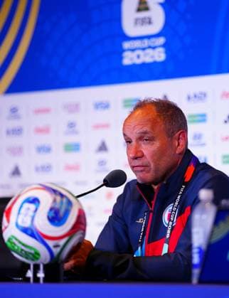 Sebastien Migne Manager Head Coach of Haiti in his press conference, PK, Pressekonferenz Haiti Training and Press Conference, 2026 FIFA World Cup, WM, Weltmeisterschaft, Fussball Football, Boston Stadium, Foxborough, Massachusetts, USA - 12 Jun 2026Foxborough Boston Stadium Massachusetts (MA) United States of America EDITORIAL USE ONLY No use with unauthorised audio, video, data, fixture lists, club league logos or live services. Online in-match use limited to 120 images, no video emulation. No use in betting, games or single club league player publications.  Copyright: xJavierxGarcia Shutterstockx 16924777g