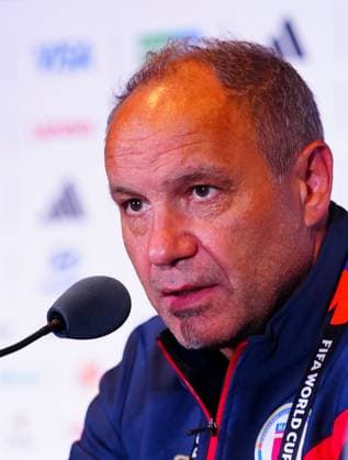 Sebastien Migne Manager Head Coach of Haiti in his press conference, PK, Pressekonferenz Haiti Training and Press Conference, 2026 FIFA World Cup, WM, Weltmeisterschaft, Fussball Football, Boston Stadium, Foxborough, Massachusetts, USA - 12 Jun 2026Foxborough Boston Stadium Massachusetts (MA) United States of America EDITORIAL USE ONLY No use with unauthorised audio, video, data, fixture lists, club league logos or live services. Online in-match use limited to 120 images, no video emulation. No use in betting, games or single club league player publications.  Copyright: xJavierxGarcia Shutterstockx 16924777h