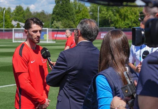 Ahead of Turkiye v Australia - FIFA World Cup, WM, Weltmeisterschaft, Fussball 2026 VANCOUVER, CANADA - JUNE 12: Ismail Yuksek speaks to press before training session ahead of the FIFA World Cup 2026 Group D qualifiers match between Turkiye and Australia at the BC Place Stadium, in Vancouver, United States on June 12, 2026. Ercin Erturk Anadolu Vancouver Canada. Editorial use only. Please get in touch for any other usage.  Copyright: x2026xAnadoluxErcinxErturkx