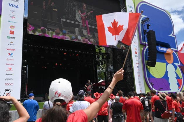 June 12, 2026, Toronto, On, Canada: Fans enjoy a performance by Big Wreck at FIFA Fan Fest ahead of the Team Canada vs Bosnia and Herzegovina World Cup match in Toronto, on Friday, June 12, 2026. Canada News - June 12, 2026  - ZUMAc35_ 20260612_zaf_c35_241 Copyright: xJonxBlackerx