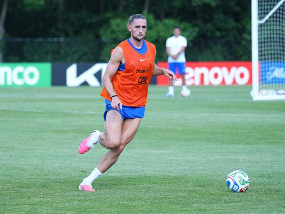 WALTHAM, MASSACHUSETTS - JUNE 12: Adrien Rabiot of Team France attends a training session during 2026 FIFA World Cup, WM, Weltmeisterschaft, Fussball on June 12, 2026 in Waltham, Massachusetts.  Copyright: xVCGx 111647919511