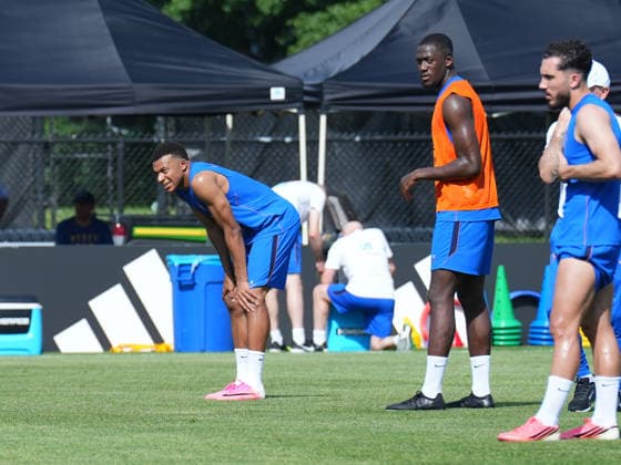 WALTHAM, MASSACHUSETTS - JUNE 12: Kylian Mbappe of Team France attends a training session during 2026 FIFA World Cup, WM, Weltmeisterschaft, Fussball on June 12, 2026 in Waltham, Massachusetts.  Copyright: xVCGx 111647919513
